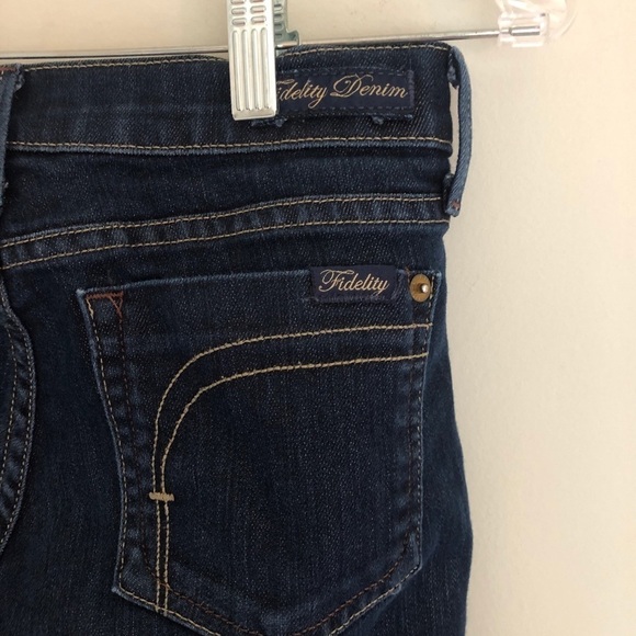 Fidelity Denim Jeans Magnolia Viper Rinse SZ 25 - Picture 1 of 6
